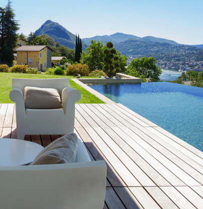 A lake-side holiday destination